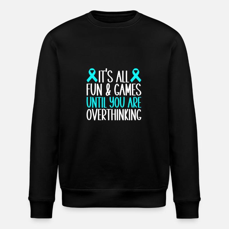 Angststörung Anxiety disorder - Stanley/Stella Unisex Bio-Sweatshirt ROLLER - Schwarz