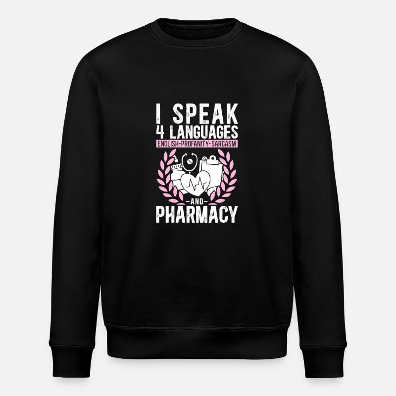 Pharmacy Tech Technician - Stanley/Stella ROLLER Unisex Organic Sweatshirt - black
