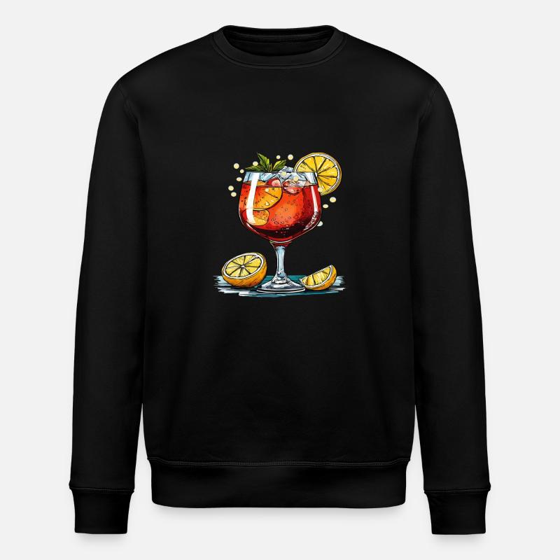MÉLANGE À BOISSON ROUGE - Sweat bio ROLLER Stanley/Stella Unisexe - noir