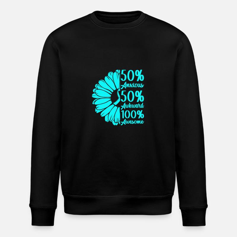 Angststörung Anxiety disorder - Stanley/Stella Unisex Bio-Sweatshirt ROLLER - Schwarz