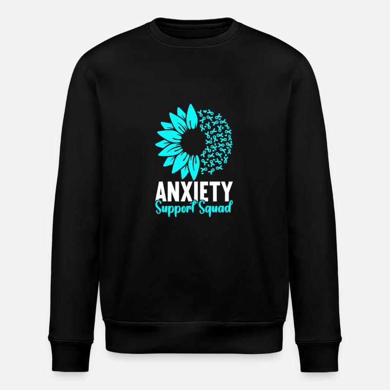 Angststörung Anxiety disorder - Stanley/Stella Unisex Bio-Sweatshirt ROLLER - Schwarz