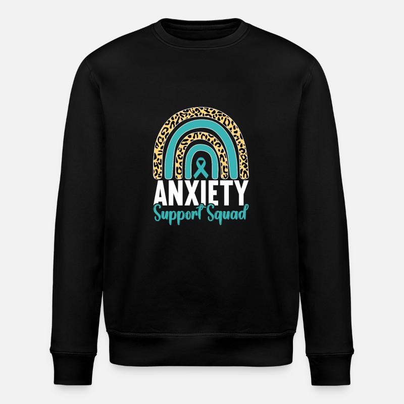 Angststörung Anxiety disorder - Stanley/Stella Unisex Bio-Sweatshirt ROLLER - Schwarz