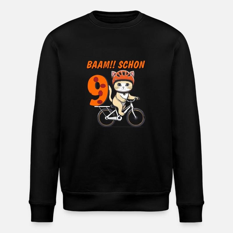 VÉLO CHAT BAAM !! DÉJÀ NEUF - Sweat bio ROLLER Stanley/Stella Unisexe - noir