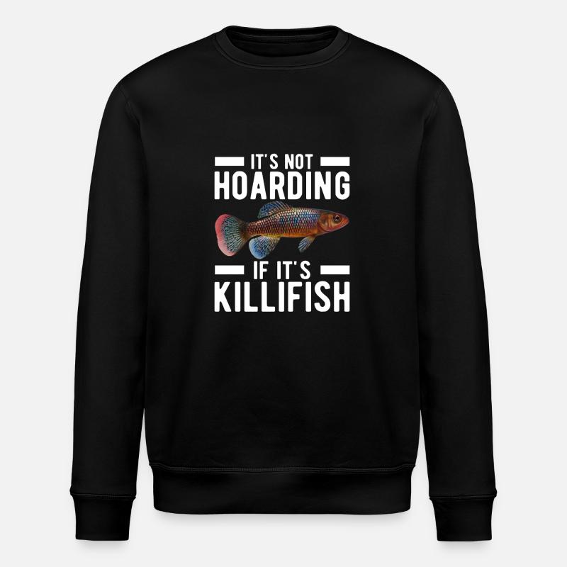 Killifisch Eierlegender Zahnkrapfen Aquarium - Stanley/Stella Unisex Bio-Sweatshirt ROLLER - Schwarz