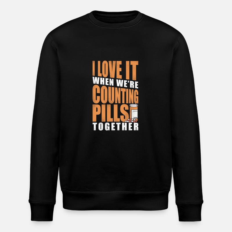 Pharmacy Tech Technician - Stanley/Stella ROLLER Unisex Organic Sweatshirt - black