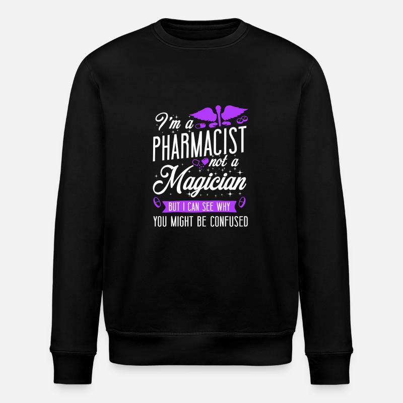 Pharmacy Tech Technician - Stanley/Stella Unisex Bio-Sweatshirt ROLLER - Schwarz