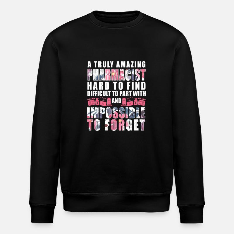 Pharmacy Tech Technician - Stanley/Stella ROLLER Unisex Organic Sweatshirt - black