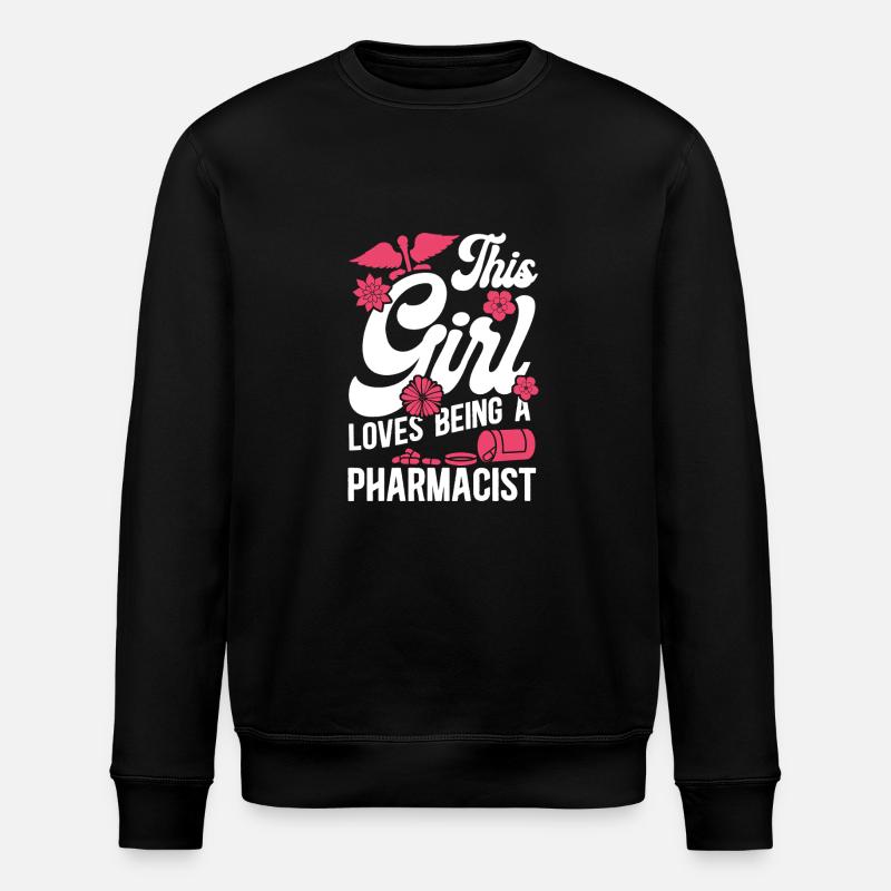 Pharmacy Tech Technician - Stanley/Stella ROLLER Unisex Organic Sweatshirt - black