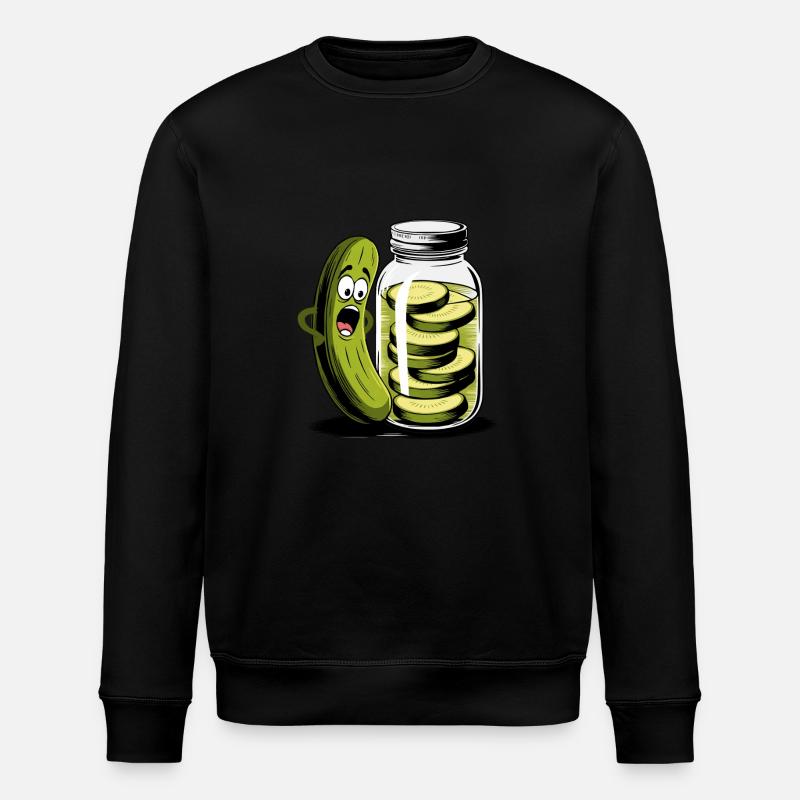 Concombre Concombre Pot - Sweat bio ROLLER Stanley/Stella Unisexe - noir