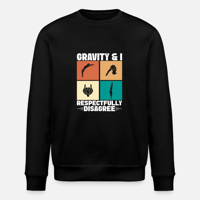Plongeoir - Sweat bio ROLLER Stanley/Stella Unisexe - noir