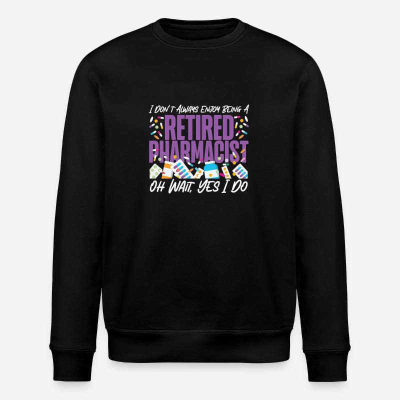 Pharmacy Tech Technician - Stanley/Stella ROLLER Unisex Organic Sweatshirt - black