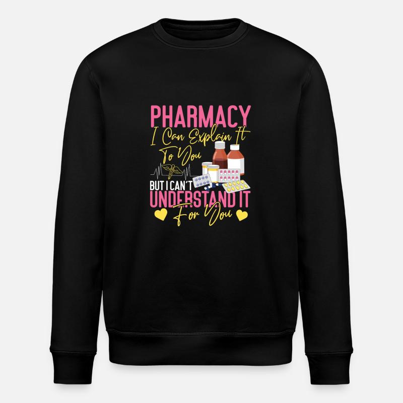 Pharmacy Tech Technician - Stanley/Stella ROLLER Unisex Organic Sweatshirt - black