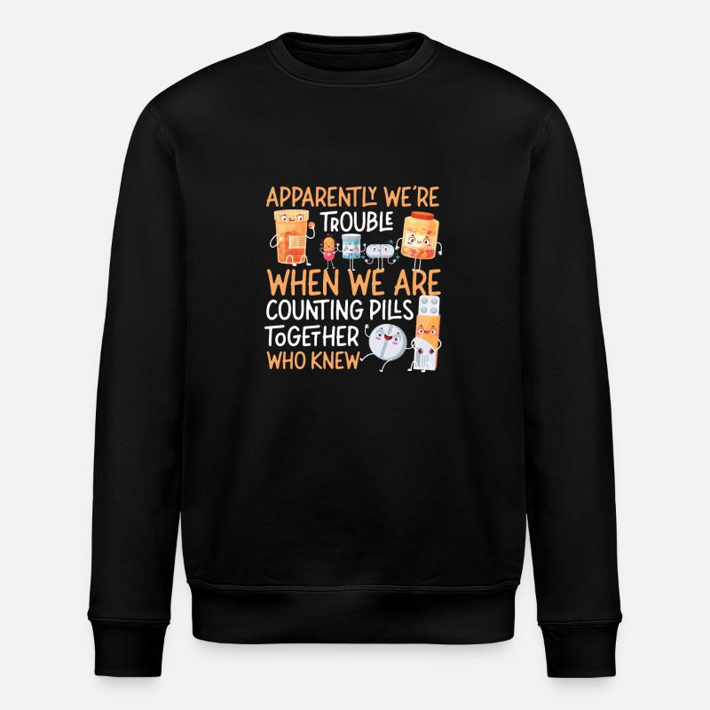 Pharmacy Tech Technician - Stanley/Stella Unisex Bio-Sweatshirt ROLLER - Schwarz