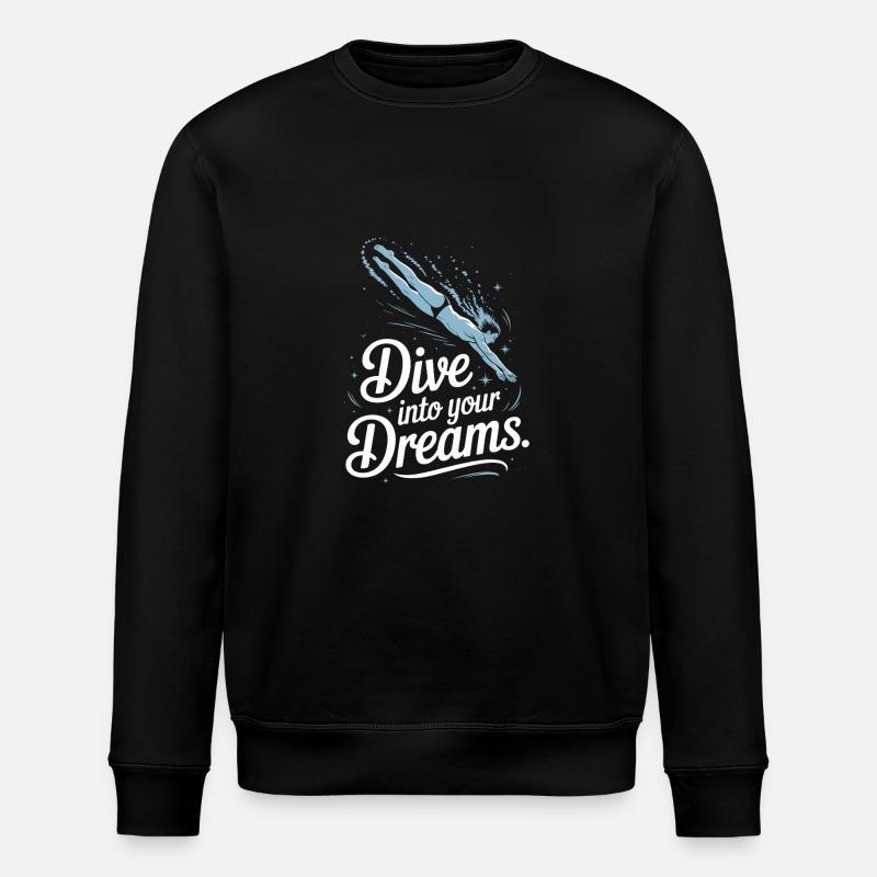 Plongeoir - Sweat bio ROLLER Stanley/Stella Unisexe - noir