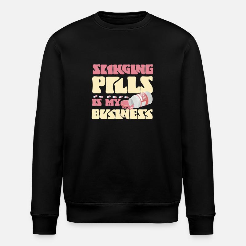 Pharmacy Tech Technician - Stanley/Stella ROLLER Unisex Organic Sweatshirt - black