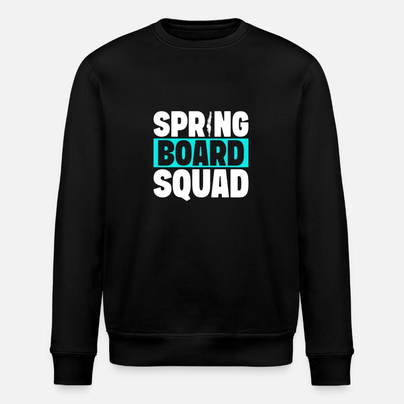 Diving diving board - Stanley/Stella ROLLER Unisex Organic Sweatshirt - black