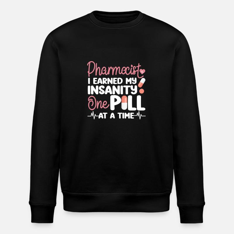 Technicien en pharmacie - Sweat bio ROLLER Stanley/Stella Unisexe - noir