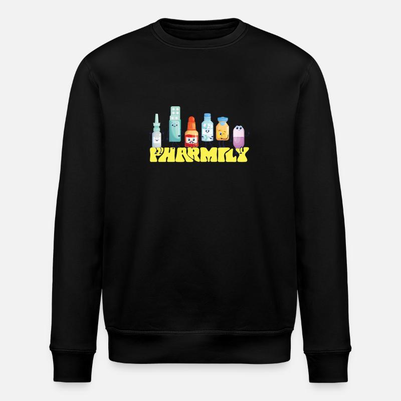 Pharmacy Tech Technician - Stanley/Stella Unisex Bio-Sweatshirt ROLLER - Schwarz