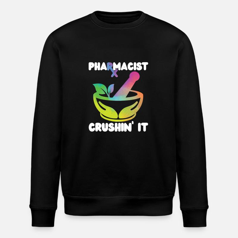 Pharmacy Tech Technician - Stanley/Stella ROLLER Unisex Organic Sweatshirt - black
