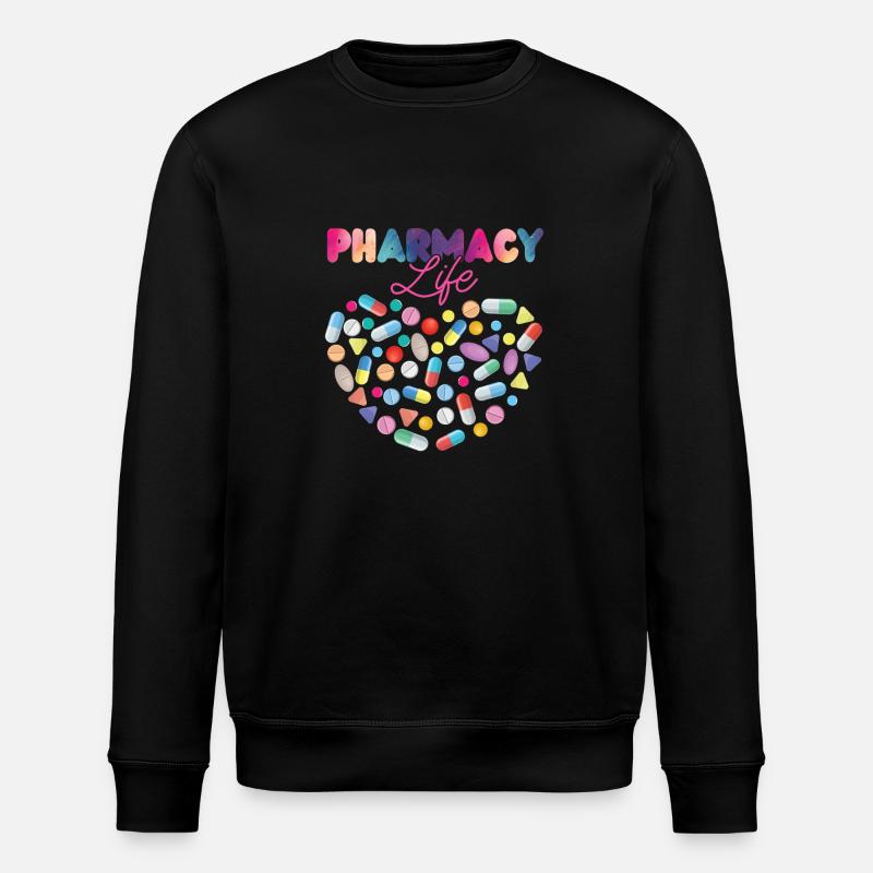 Technicien en pharmacie - Sweat bio ROLLER Stanley/Stella Unisexe - noir