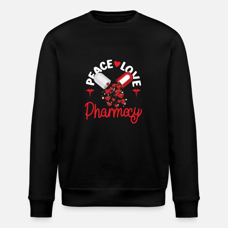 Pharmacy Tech Technician - Stanley/Stella ROLLER Unisex Organic Sweatshirt - black