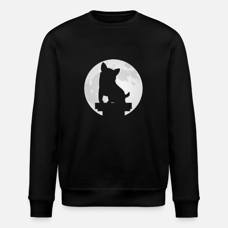 Corgi - Stanley/Stella ROLLER Unisex Organic Sweatshirt - black
