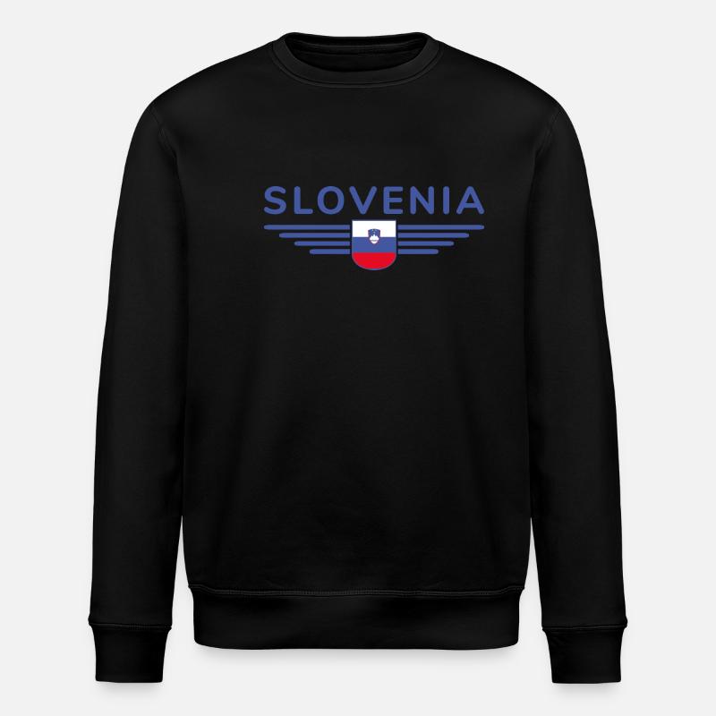 Design slovène élégant - Sweat bio ROLLER Stanley/Stella Unisexe - noir