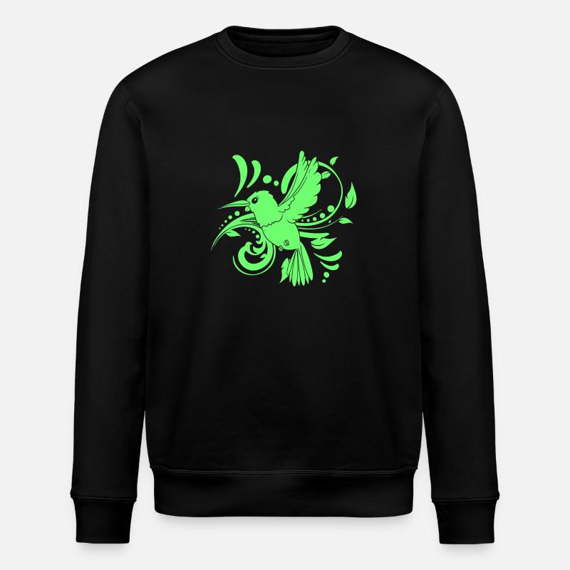 Kolibri - Stanley/Stella Unisex Bio-Sweatshirt ROLLER - Schwarz