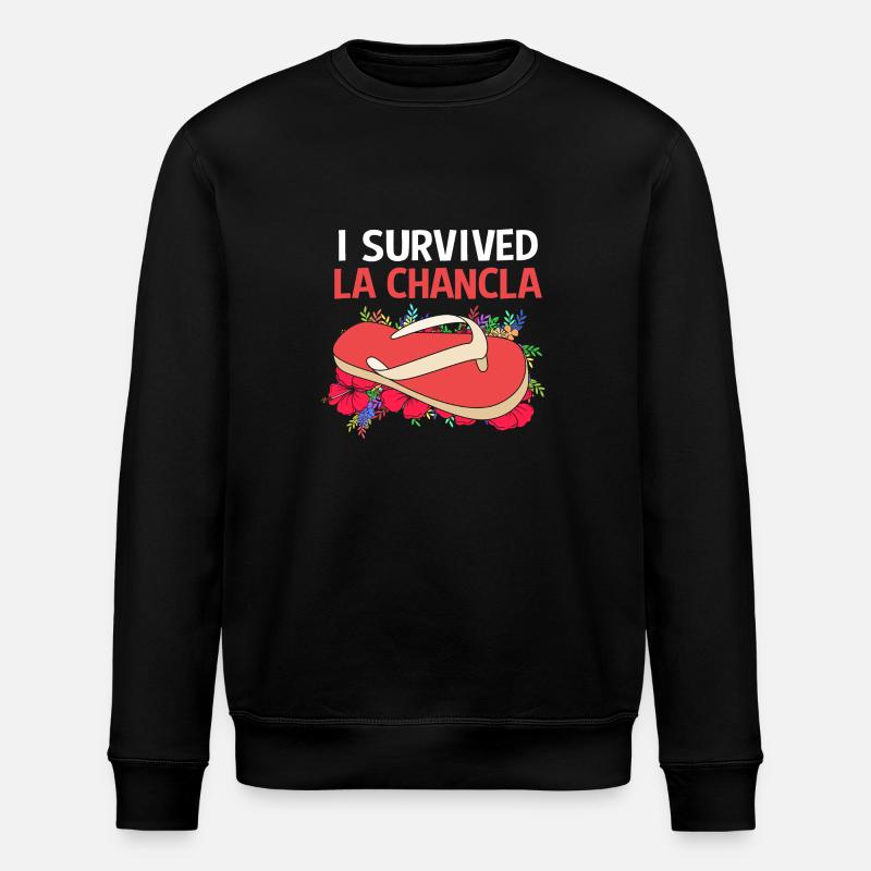Latina Mutter Latino - Stanley/Stella Unisex Bio-Sweatshirt ROLLER - Schwarz