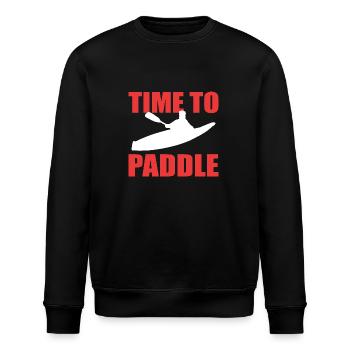 Kajak Kajakfahren Kanu Kanusport - Stanley/Stella Unisex Bio-Sweatshirt ROLLER - Schwarz - Vorne - Nik (191cm)