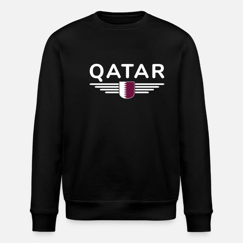 Qatar Design – Exclusif et moderne - Sweat bio ROLLER Stanley/Stella Unisexe - noir