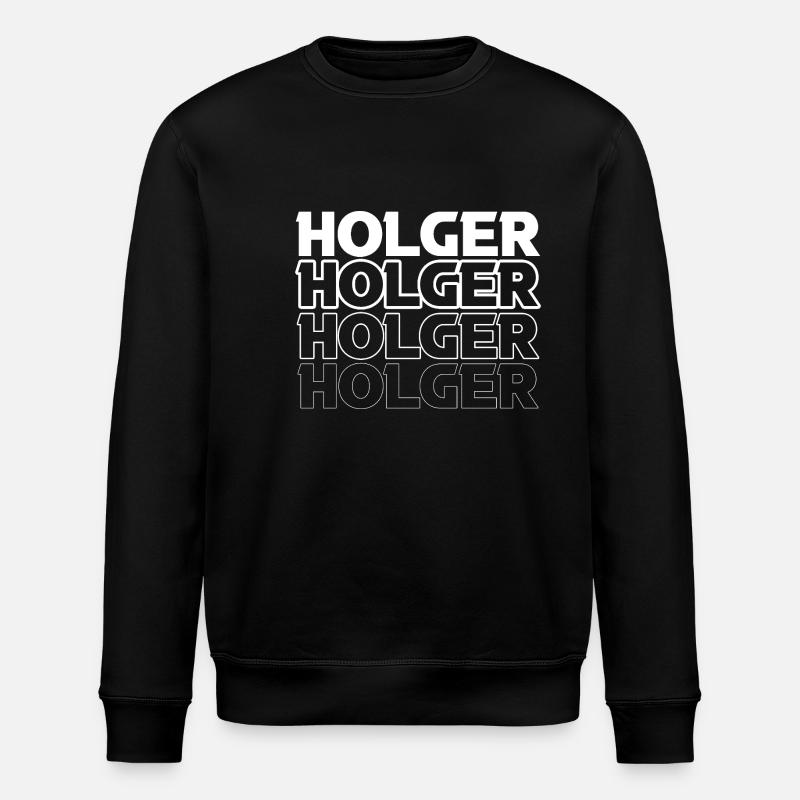 Holger - Sweat bio ROLLER Stanley/Stella Unisexe - noir