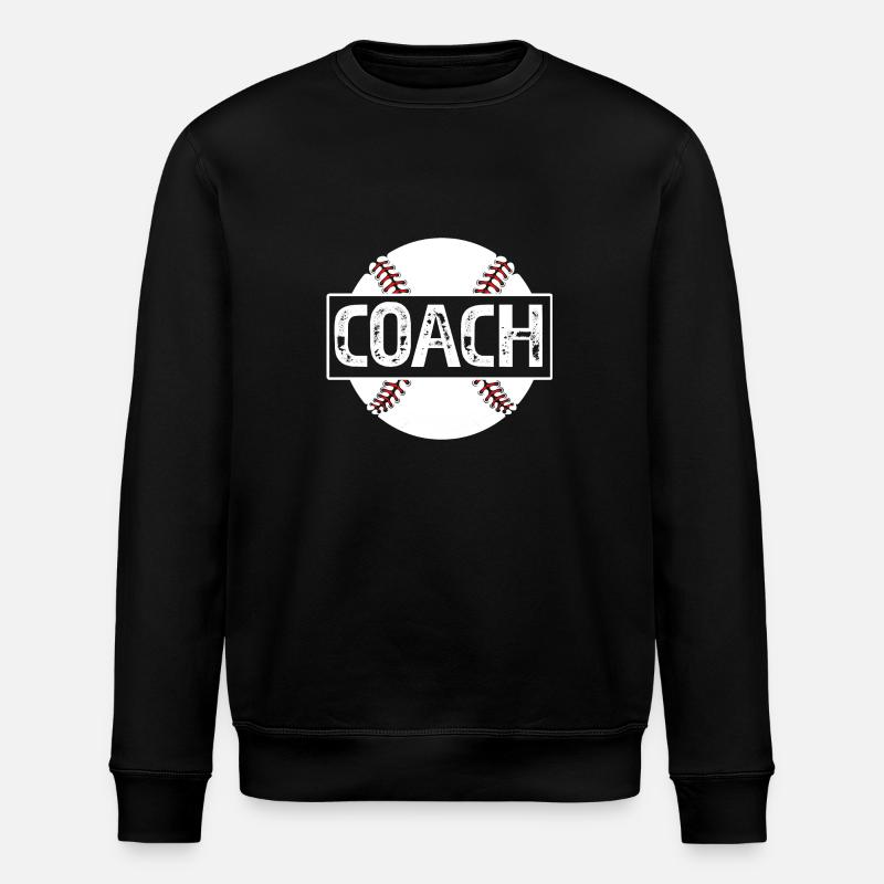 Entraîneur de baseball - Sweat bio ROLLER Stanley/Stella Unisexe - noir