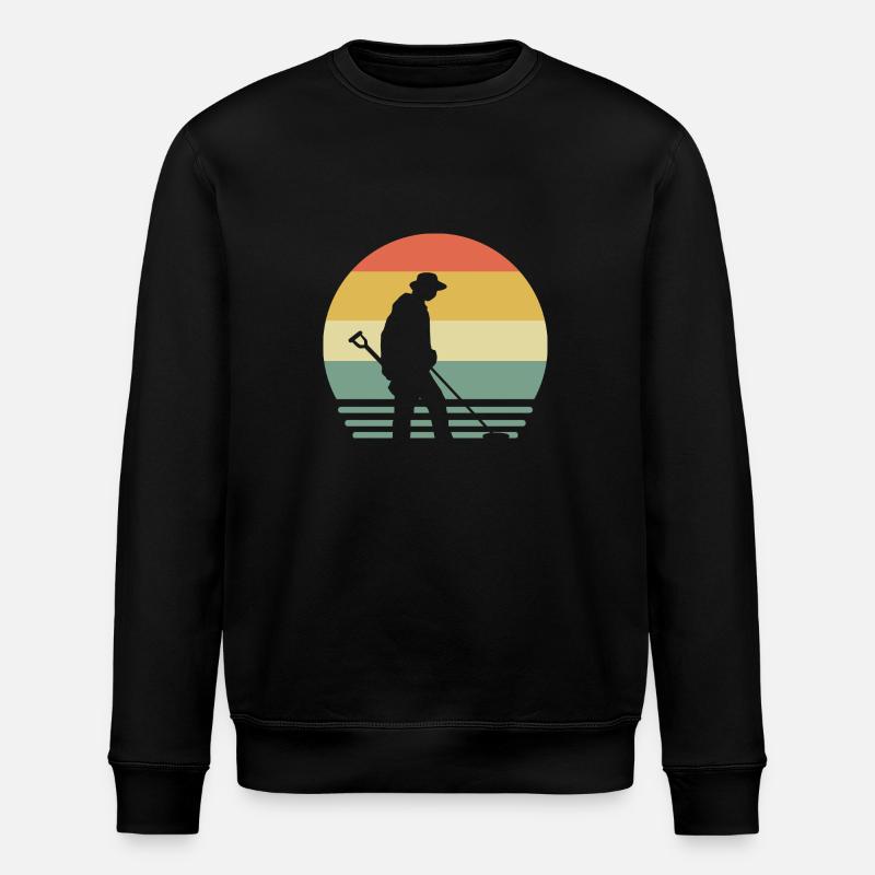 Metal detector - Stanley/Stella ROLLER Unisex Organic Sweatshirt - black