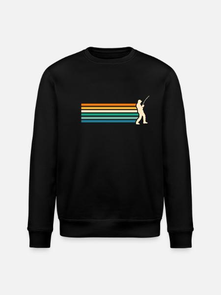 Angler Fishing - Stanley/Stella ROLLER Unisex Organic Sweatshirt - black