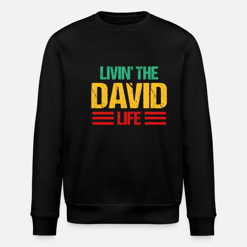 David - Stanley/Stella ROLLER Unisex Organic Sweatshirt - black