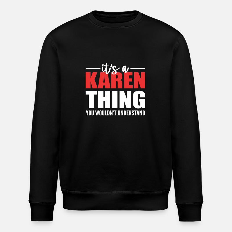 Karen - Stanley/Stella Unisex Bio-Sweatshirt ROLLER - Schwarz