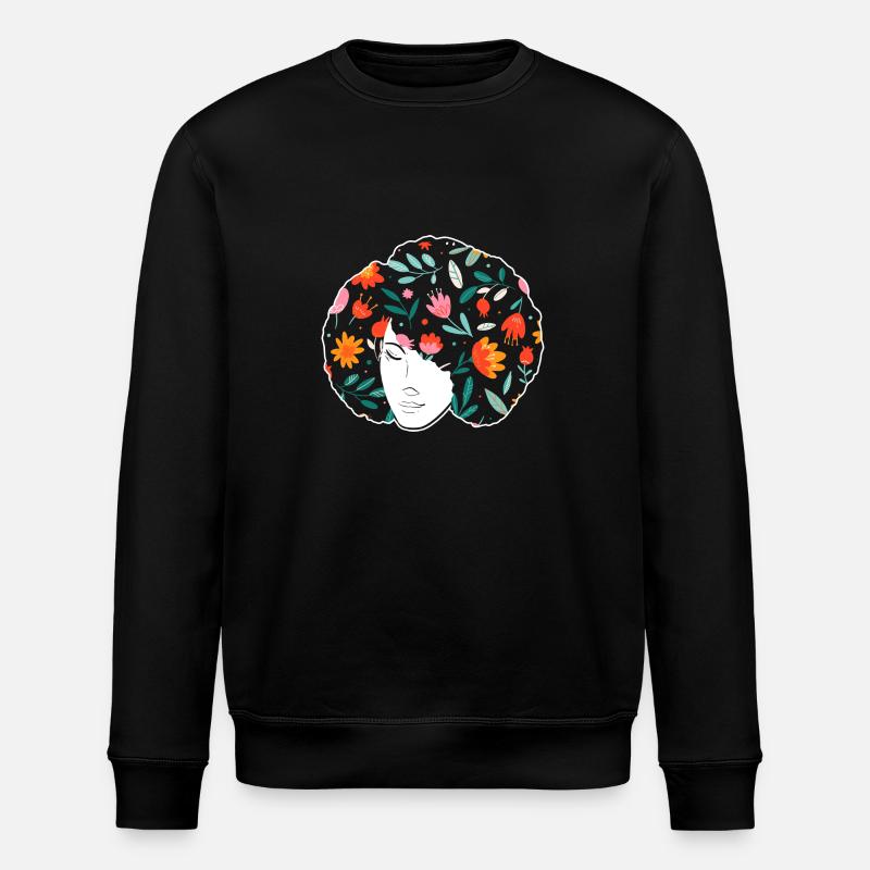 Afro Latina - Stanley/Stella ROLLER Unisex Organic Sweatshirt - black