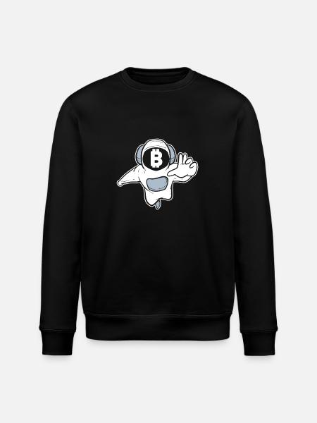 Bitcoin - Stanley/Stella ROLLER Unisex Organic Sweatshirt - black
