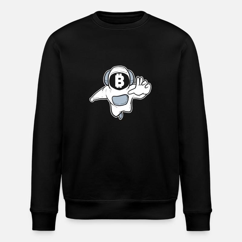 Bitcoin - Stanley/Stella ROLLER Unisex Organic Sweatshirt - black