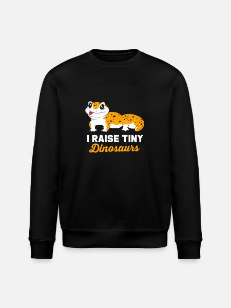Leopard Gecko - Stanley/Stella ROLLER Unisex Organic Sweatshirt - black
