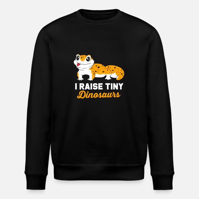 Gecko léopard - Sweat bio ROLLER Stanley/Stella Unisexe - noir