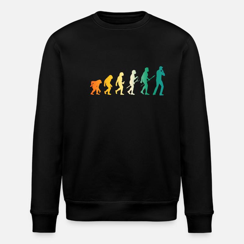 Harmonika Evolution Mundharmonika - Stanley/Stella Unisex Bio-Sweatshirt ROLLER - Schwarz