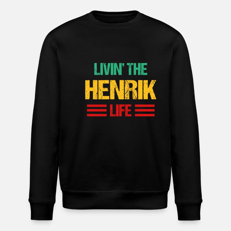 Henrik - Stanley/Stella ROLLER Unisex Organic Sweatshirt - black
