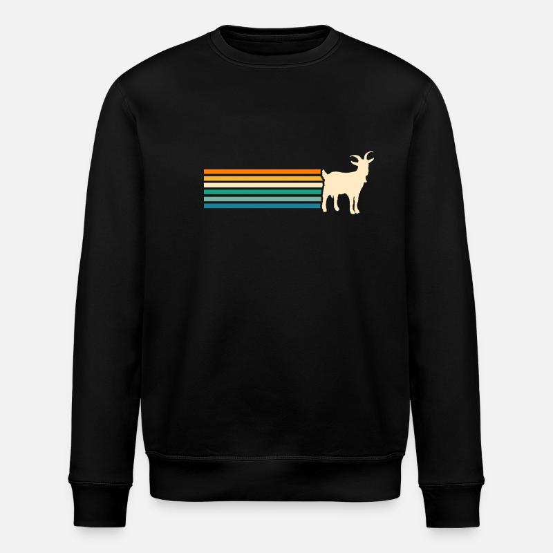 Goats - Stanley/Stella ROLLER Unisex Organic Sweatshirt - black