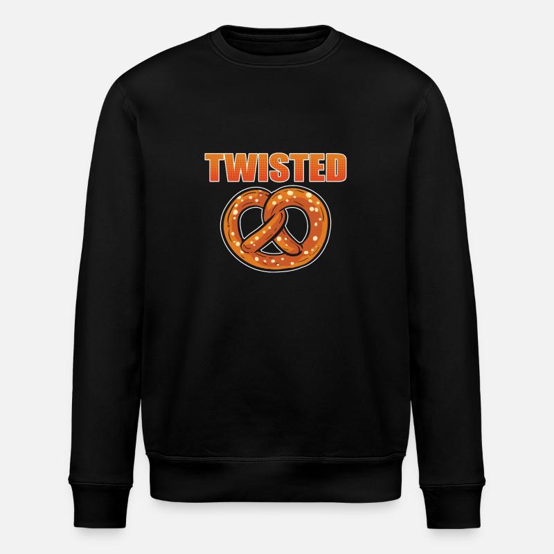 pretzel - Stanley/Stella ROLLER Unisex Organic Sweatshirt - black