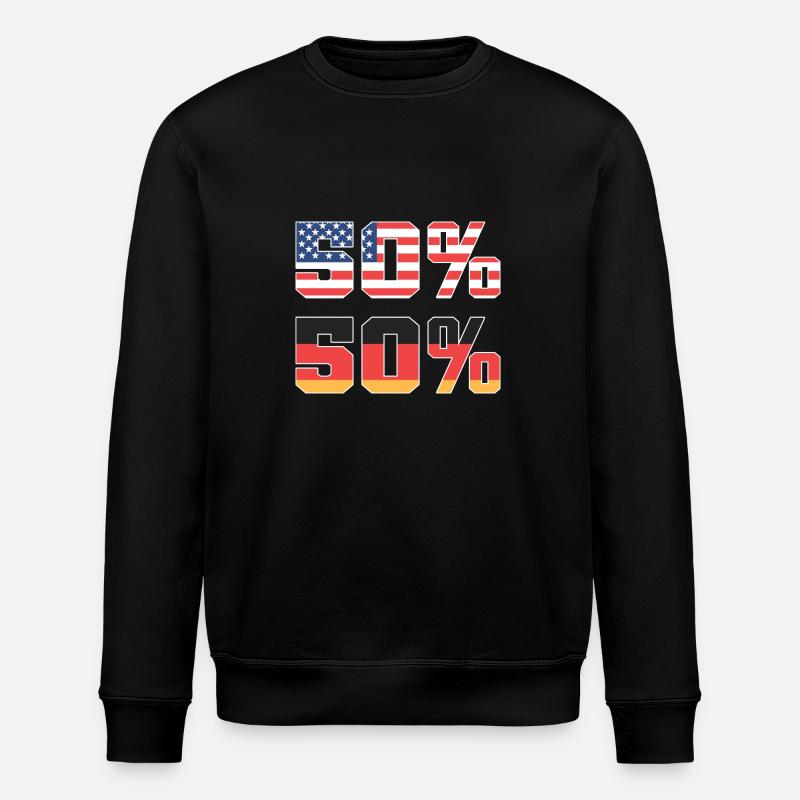 American German - Stanley/Stella ROLLER Unisex Organic Sweatshirt - black