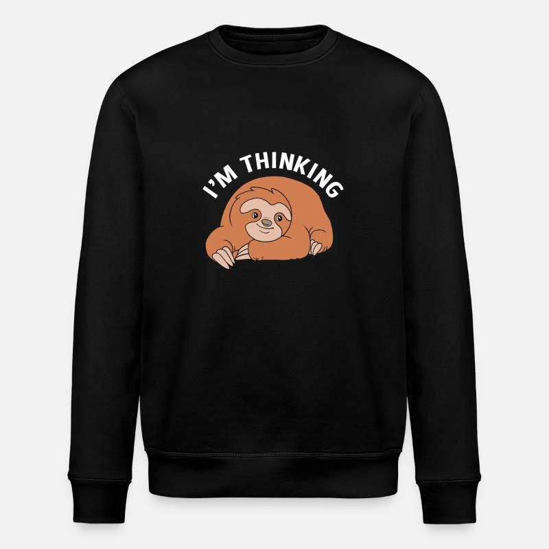 Faultier - Stanley/Stella Unisex Bio-Sweatshirt ROLLER - Schwarz