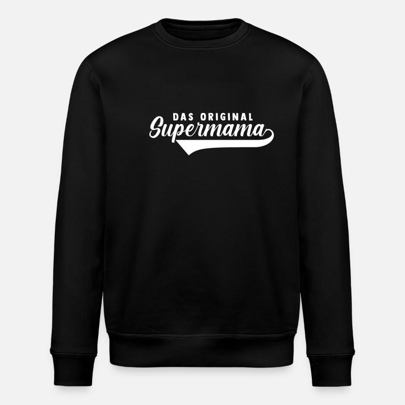 Mom Mom - Stanley/Stella ROLLER Unisex Organic Sweatshirt - black