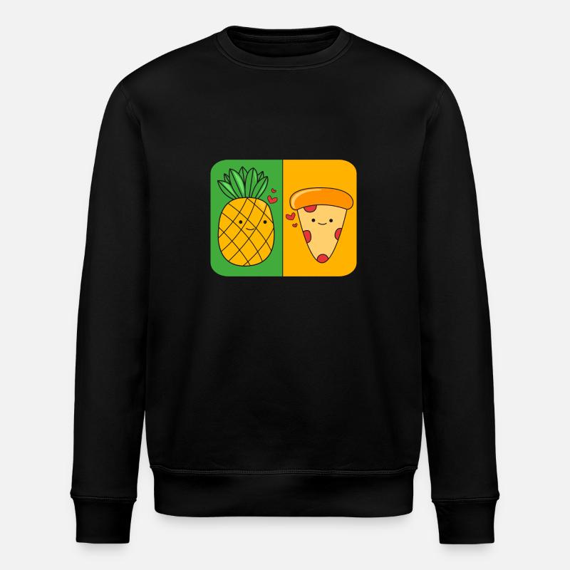 Pizza Hawaii - Stanley/Stella Unisex Bio-Sweatshirt ROLLER - Schwarz